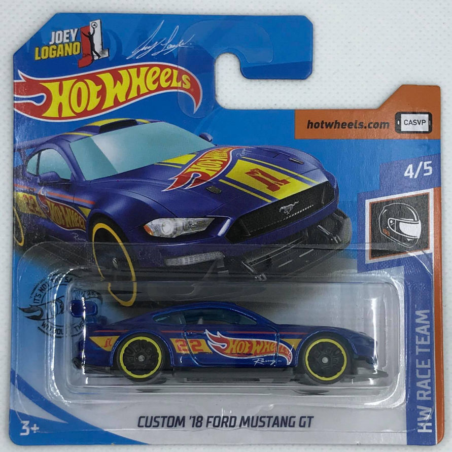 Hot Wheels Race Team Custom 18 Ford Mustang GT 2020
